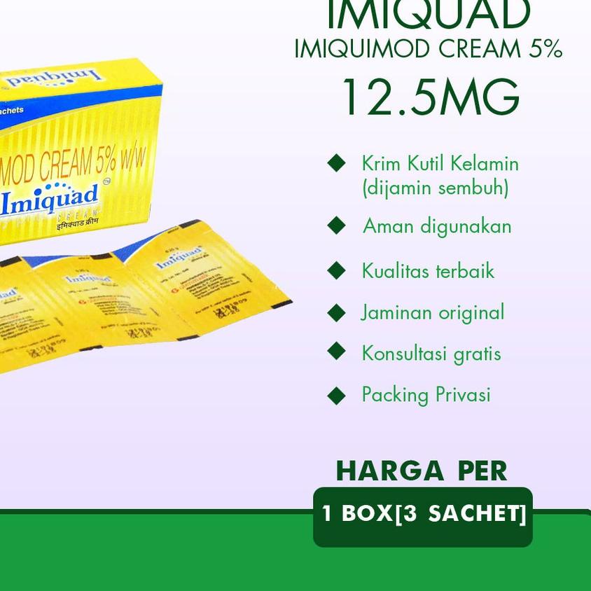 READY ✅IMIQUIMOD IMIQUAD KRIM OBAT KUTIL KELAMIN CONDYLOMA JENGGER AYAM GENITAL WARTS ALDARA CREAM|K