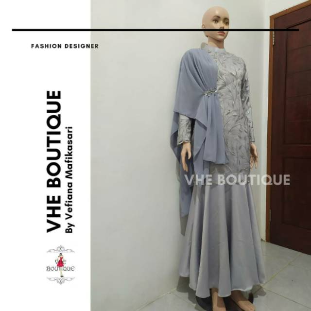 Dress Brokat Dress Wisuda Mermaid Dress Dress Kondangan Dress Nikahan Shopee Indonesia