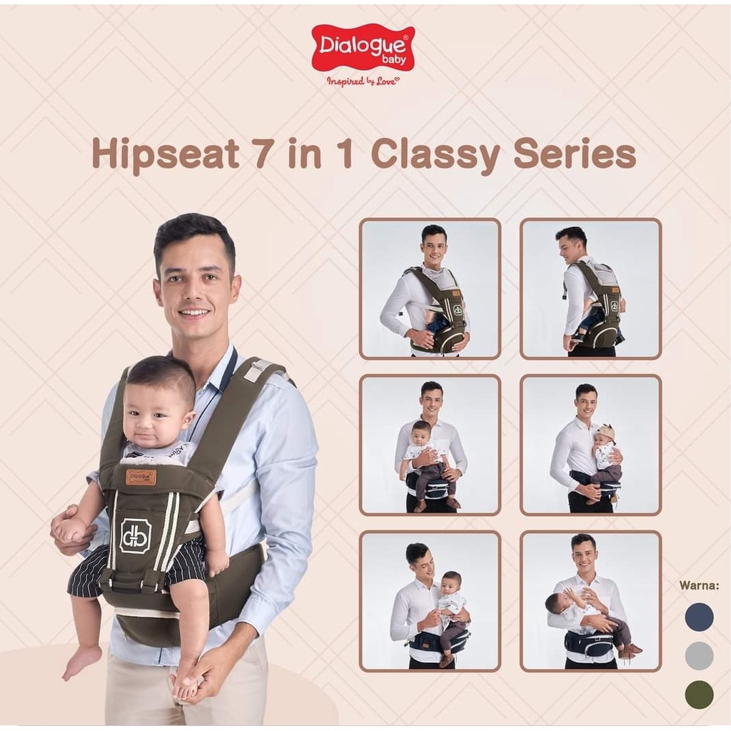 Dialogue Baby Hipseat 7 In 1 Position Classy Series DGG4409 grand series 10 in 1 DGG 4412