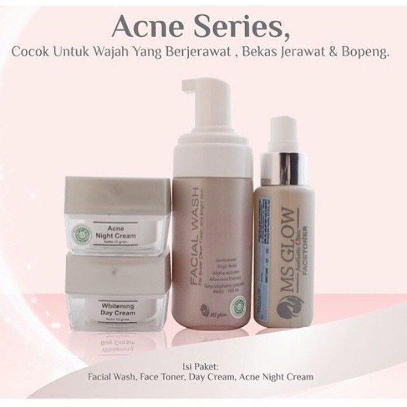 MS GLOW - PAKET ACNE SKIN CARE