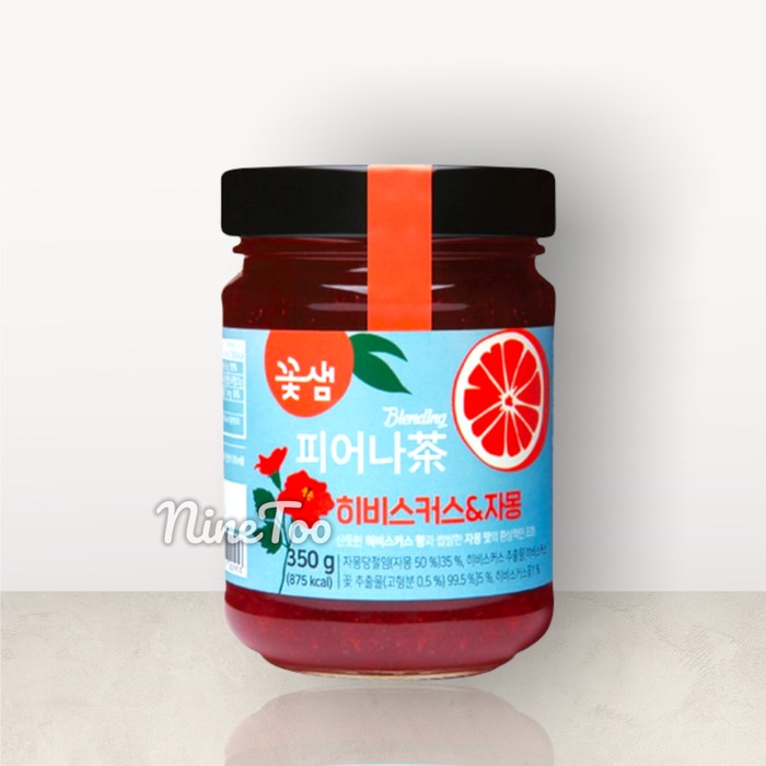 Honey Hibiscus Grapefruit tea teh madu jeruk bali kembang sepatu kkoh