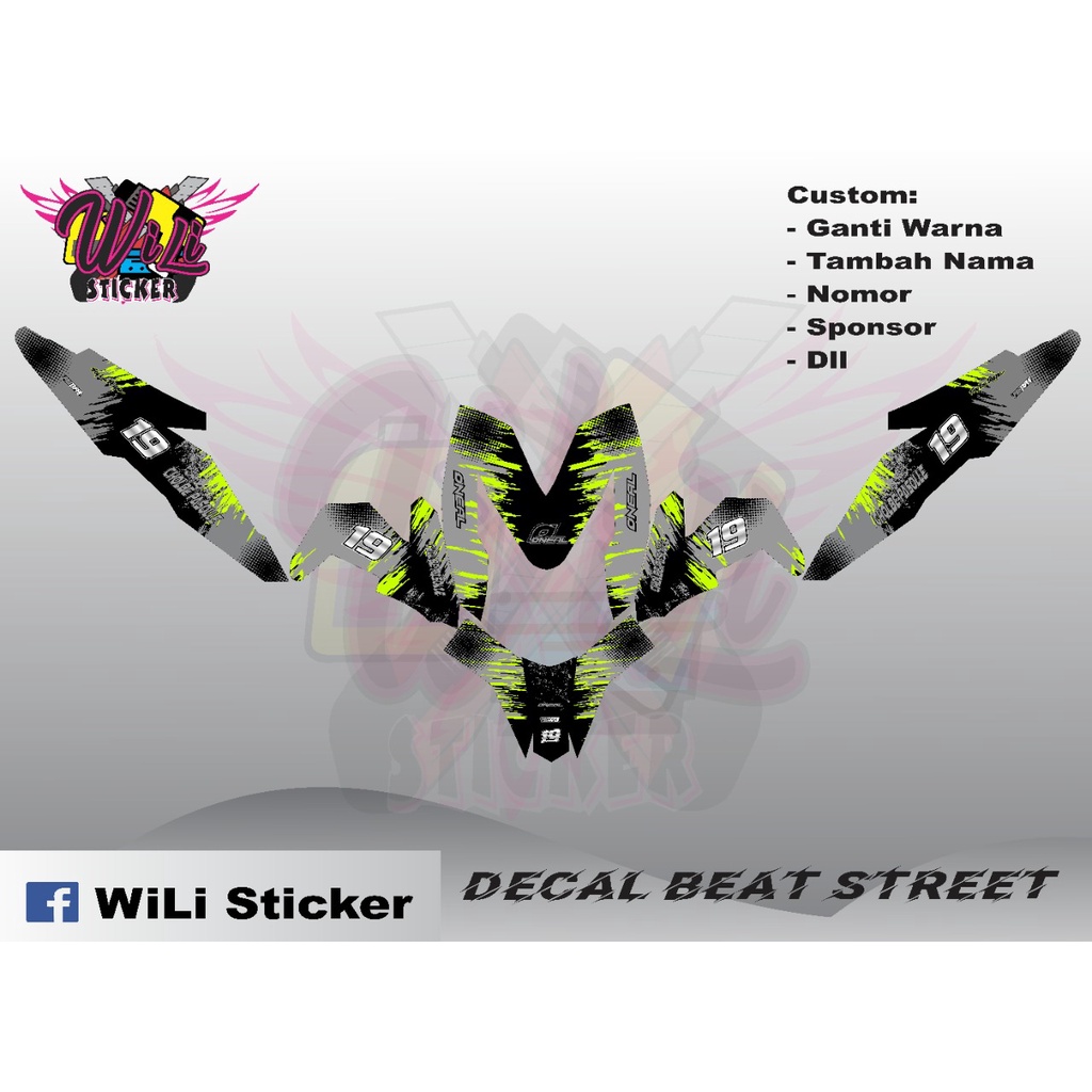 Decal Beat Street 2019 full body