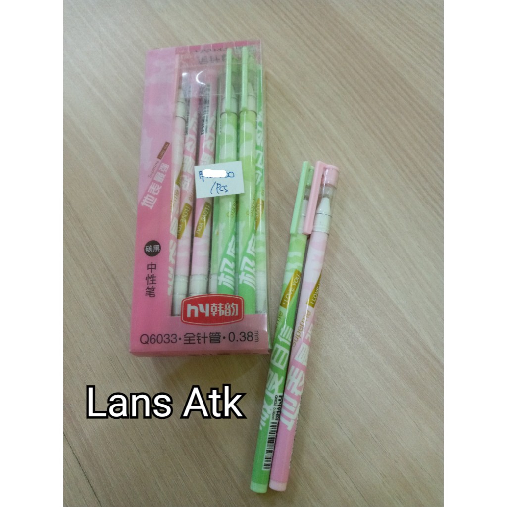 

Pulpen Gel HY Q6033 / Ballpoint Gel / Pen Gel (satuan)