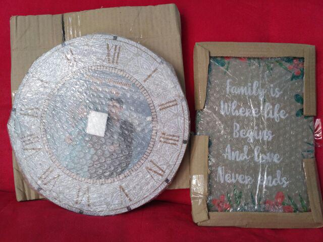 Wooden Projects Jam Dinding Vintage Unik Hiasan Pajangan Dinding - Cs5