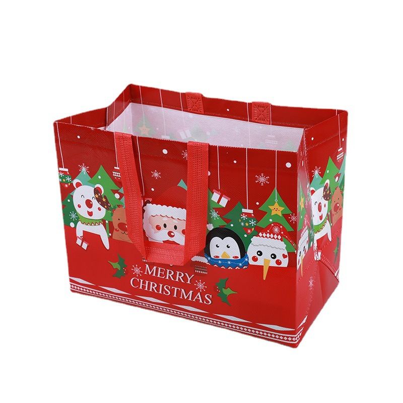 TAS SOUVENIR NATAL HADIAH LUCU GOODIE BAG BESAR TAS BESAR MERRY XMAS