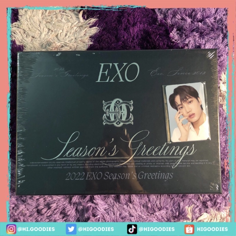 [SHARING] BENEFIT SM SEASON GREETING 2022 EXO SG22 KAI XIUMIN Set