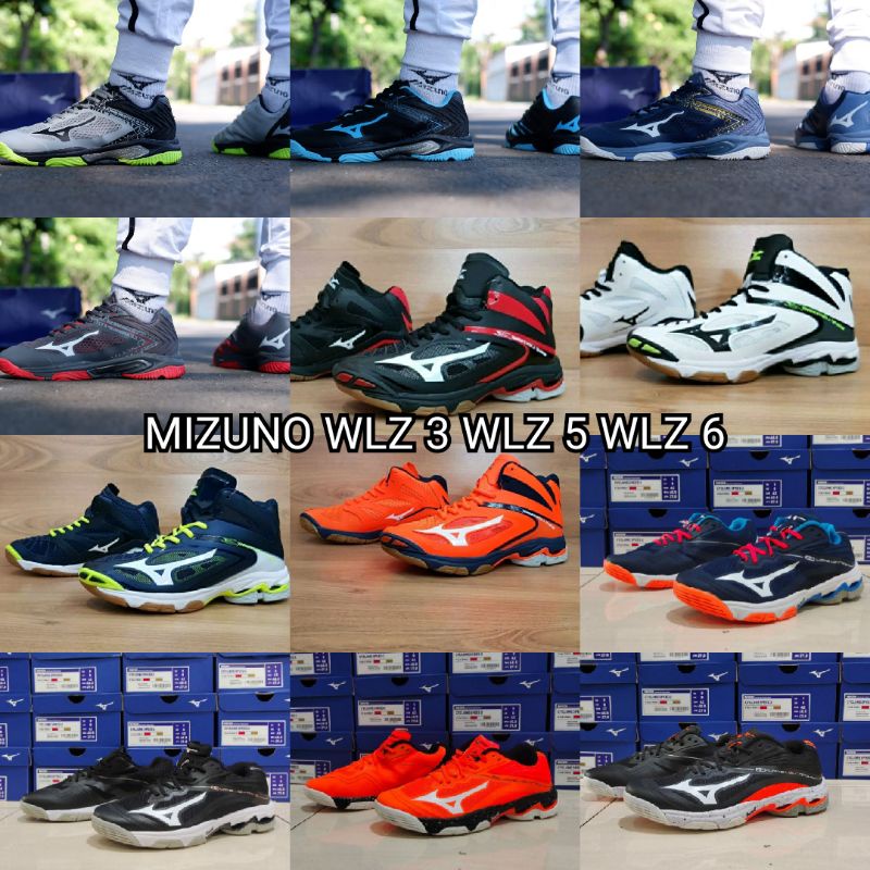Sepatu volley MIZUNO WLZ 3 WLZ 5 WLZ 6 super premium