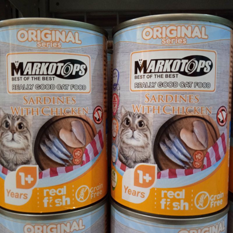 Makanan Kucing Markotop 400gr (12 kaleng) - Markotops Kaleng 400 gram