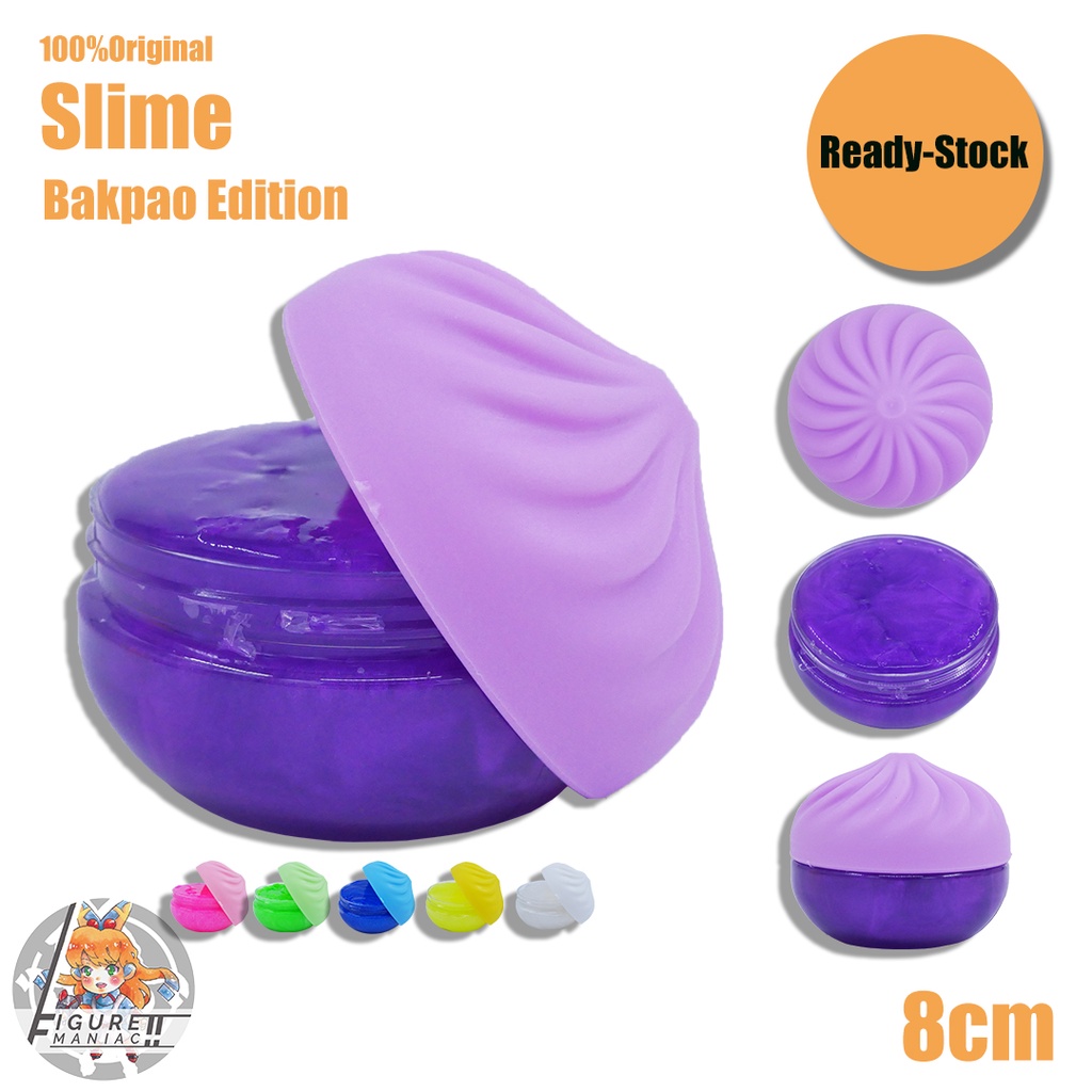 Mainan Anak - Slime Bakpau / Bun Edition Premium Import 8 cm