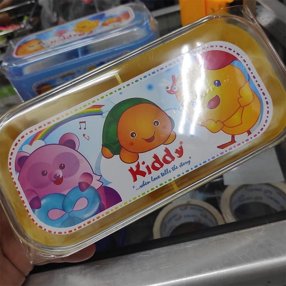 Kiddy Tempat Bedak Bayi Anti Pecah Isi 2 Puff Wadah Tabur Bayi