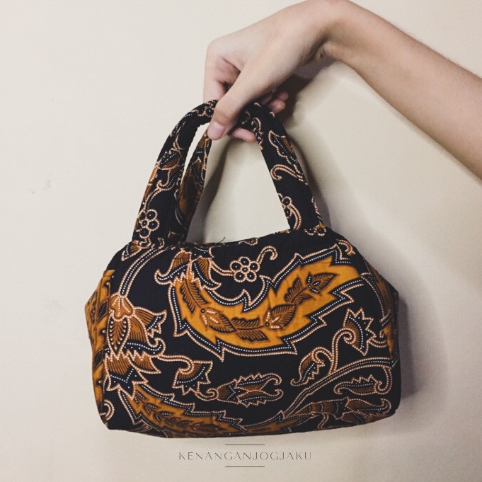 ENTIK BAG (Uk. S) | Tas Jinjing Batik Mini Handle Bag Murah Tas Mukena Etnik Oleh oleh Jogja Kerajin
