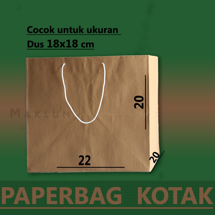 

Paperbag kotak 20x22cm