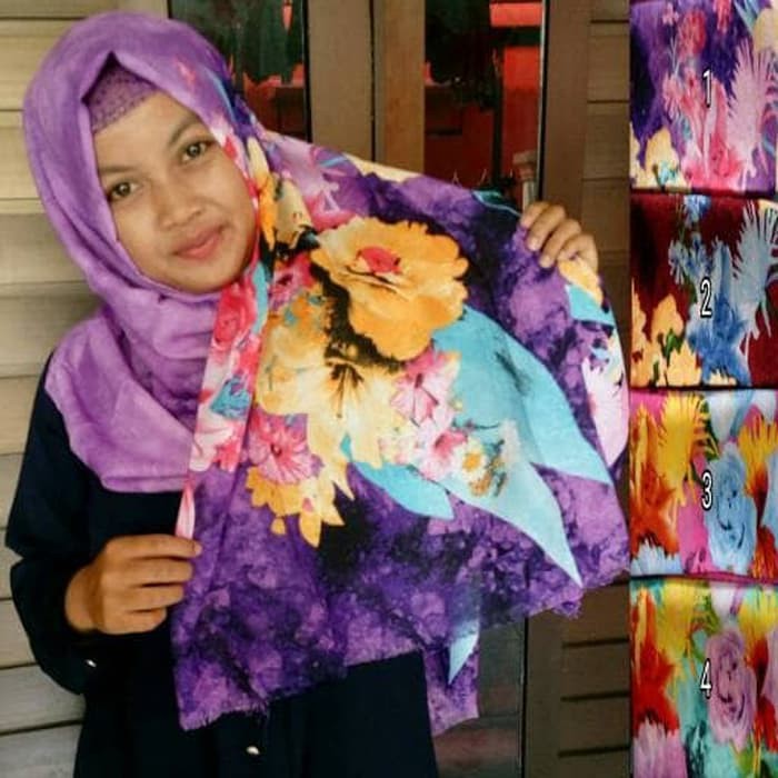 PASHMINA MAPTUN EMBOS/JILBAB C&Z/ PASMINA IMPORT/ SYAL KERUDUNG/ HIJAB  ER-207