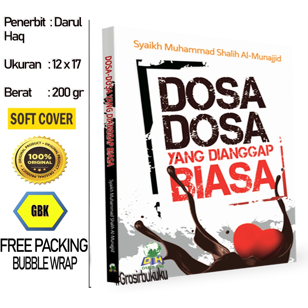 Buku Dosa-dosa yang Dianggap Biasa - Darul Haq