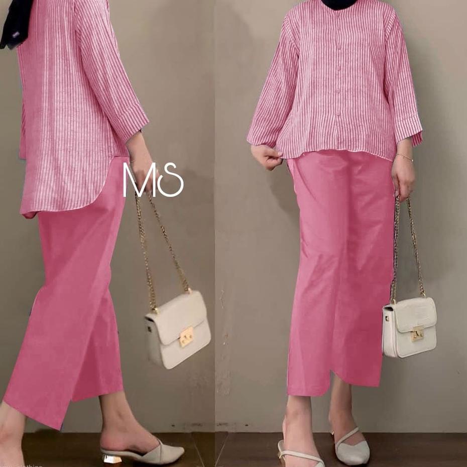 Top Produk.. SET KINAN SALUR / SETELAN KINAN SALUR / FASHION MUSLIM KEKINIAN / WANSET MODEL BARU / S