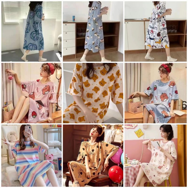 Daster Import New Motif/Daster wanita import korea style/Fashion wanita import murah Co 11c.L