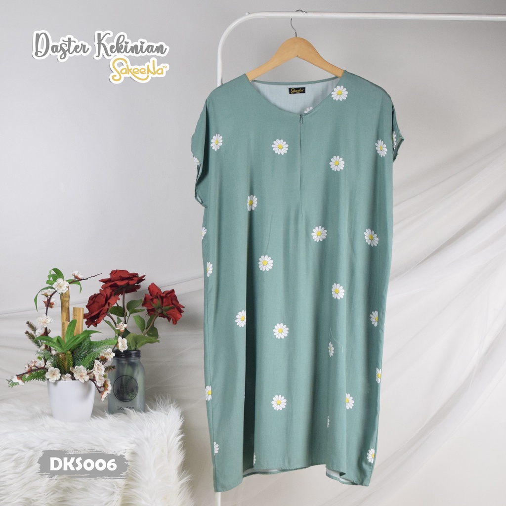 SAKEENA Daster Motif Kekinian Busui Jumbo Rayon Premium
