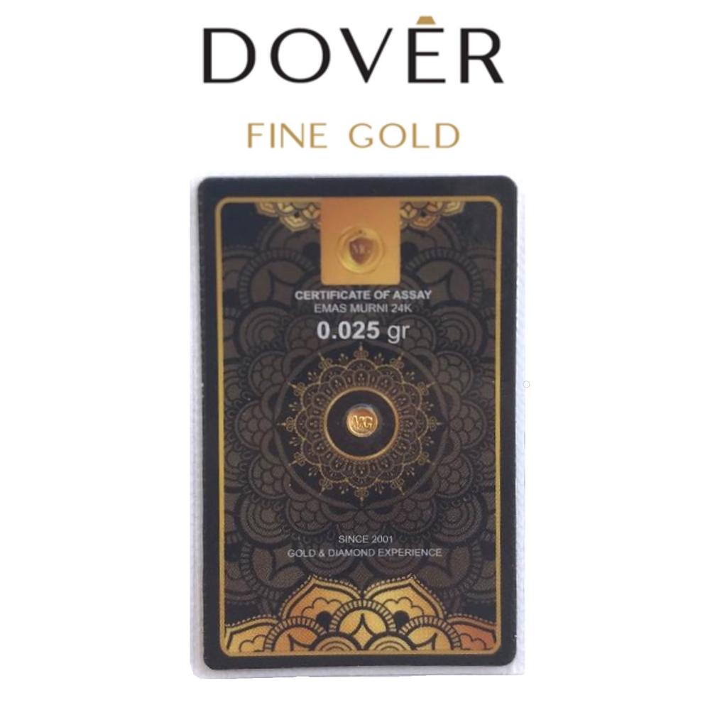 Logam Mulia Emas Mini Gold 0.025 Gram Black Series 24K Bisa Tukar Antam