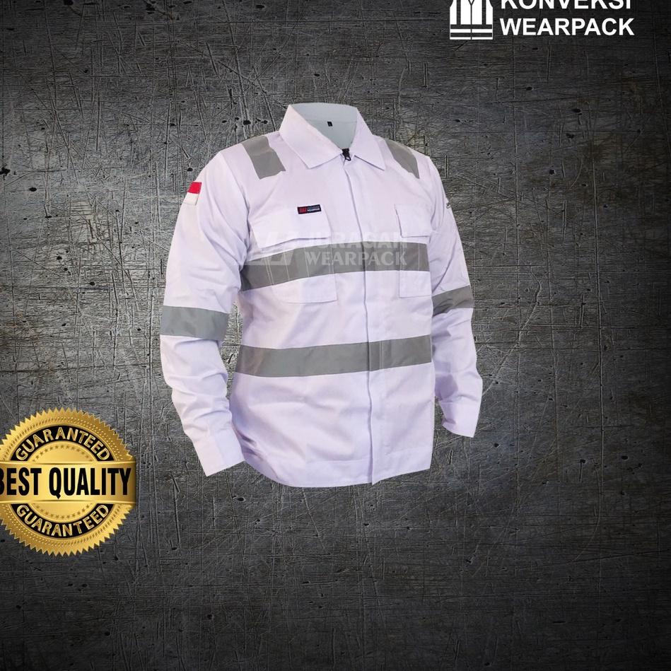 (TERBARU) Wearpack Safety Atasan Warna Putih