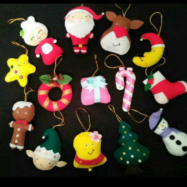 Hiasan pohon natal 1set 14pcs