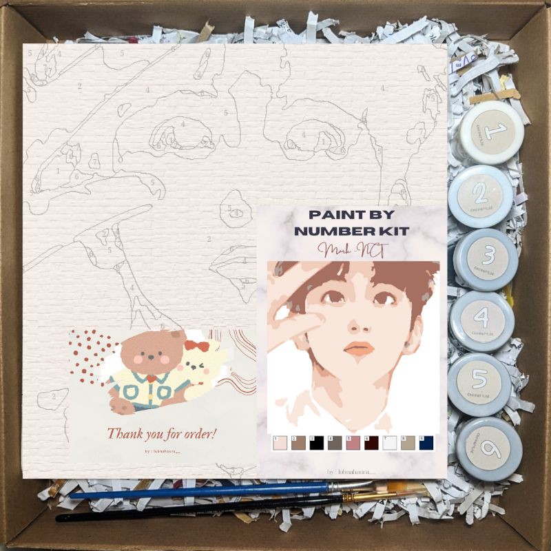 

Paint By Number [Mark - NCT] | Paint By Numbers NCT Mark | Kit lukis + freebies
