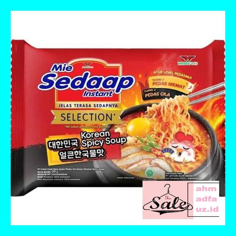 

Ah5Gils Mie Sedaap Selection Korean Spicy Soup (1 Karton Isi 40 Bks) Fls4Ah7S