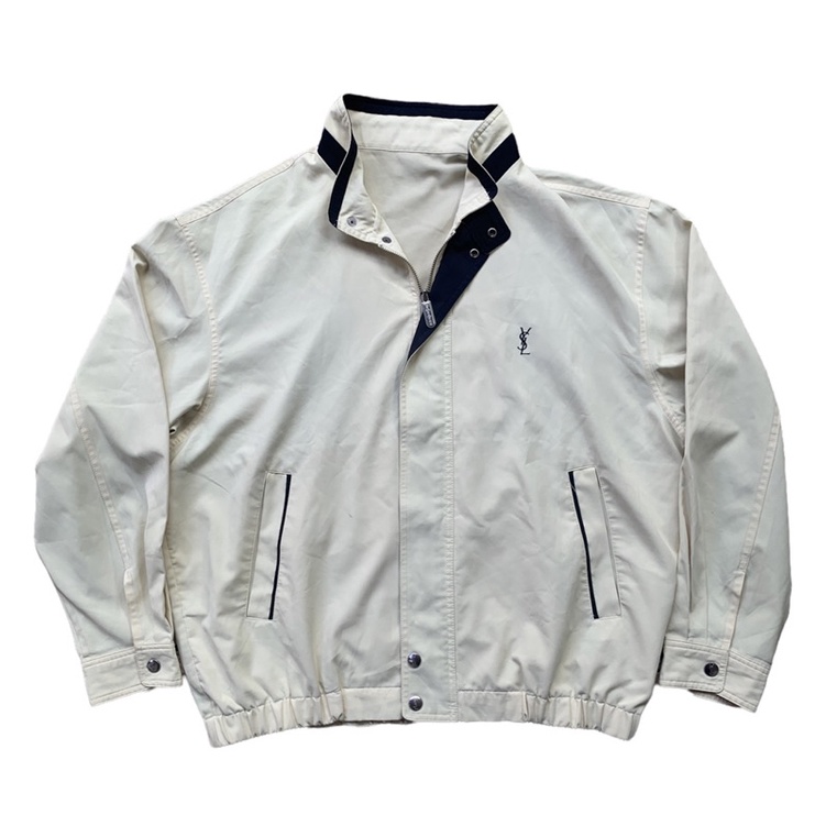 ysl jacket harington cream