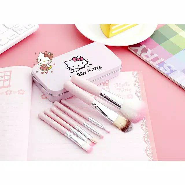 BRUSH HELLO KITTY 7 IN 1 / BRUSH HELLO KITTY BOX KALENG / BRUSH HELLO KITTY ISI 7