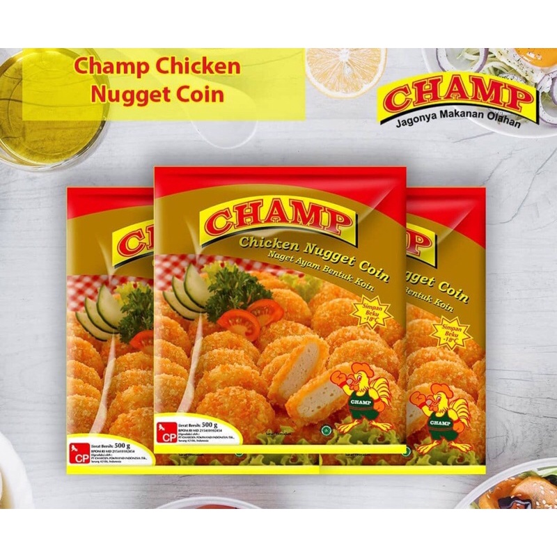 

CHAMP Chicken Nugget Coin [500g] / Naget Ayam Bentuk Koin