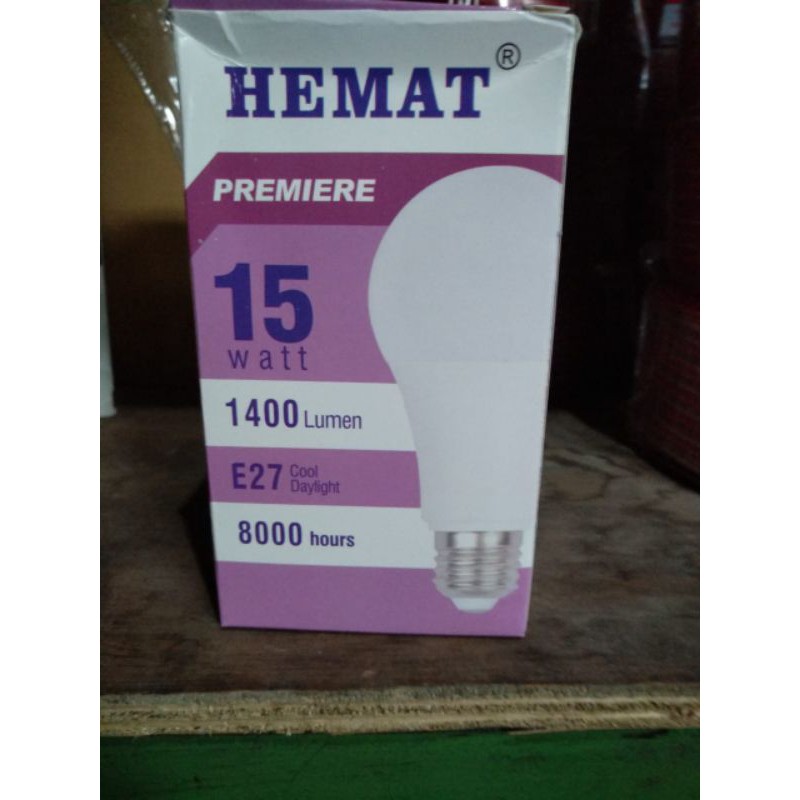 lampu led hemat 15watt putih
