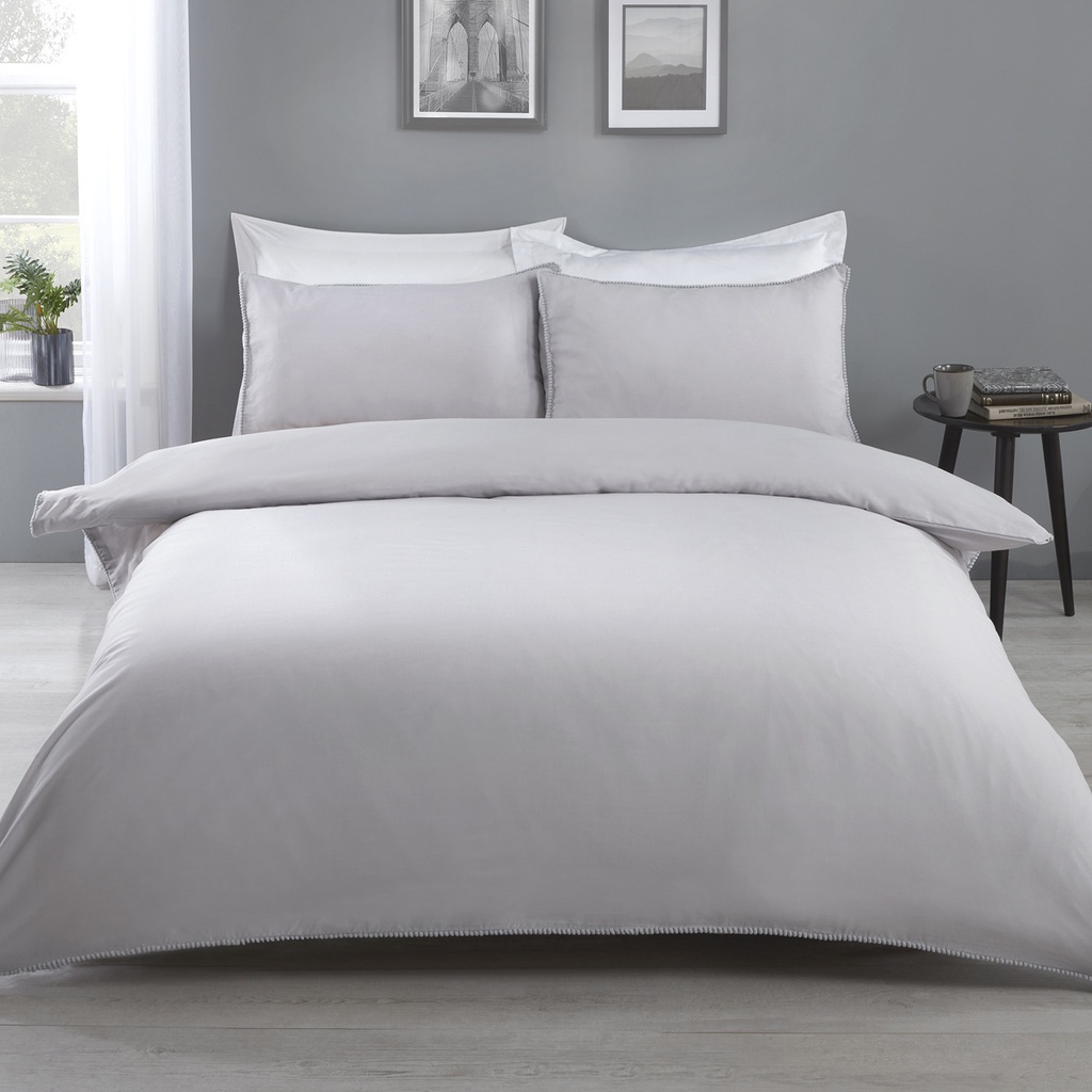 Duvet Cover Selimut Hotel 100% Katun Putih Polos Single Double