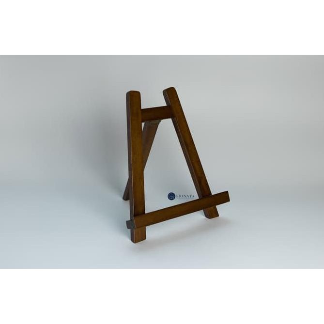 

HG02745☠ Walnut Petite Wooden Easel / Wooden Canvas Stand