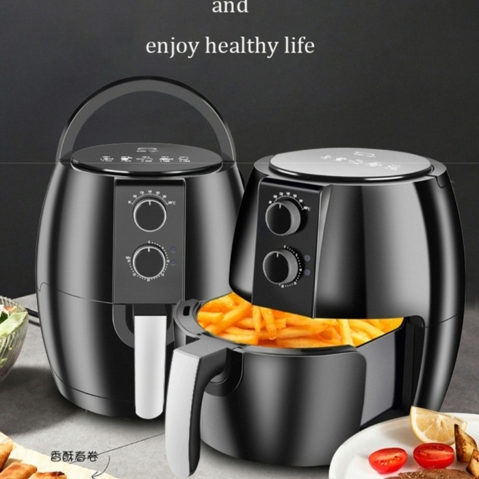 Air Fryer 4,5L Panci Listrik pengorengan tanpa menggunakan minyak merk Shakaba