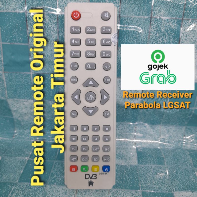 REMOTE REMOT RECEIVER PARABOLA LGSAT PHILSAT HD