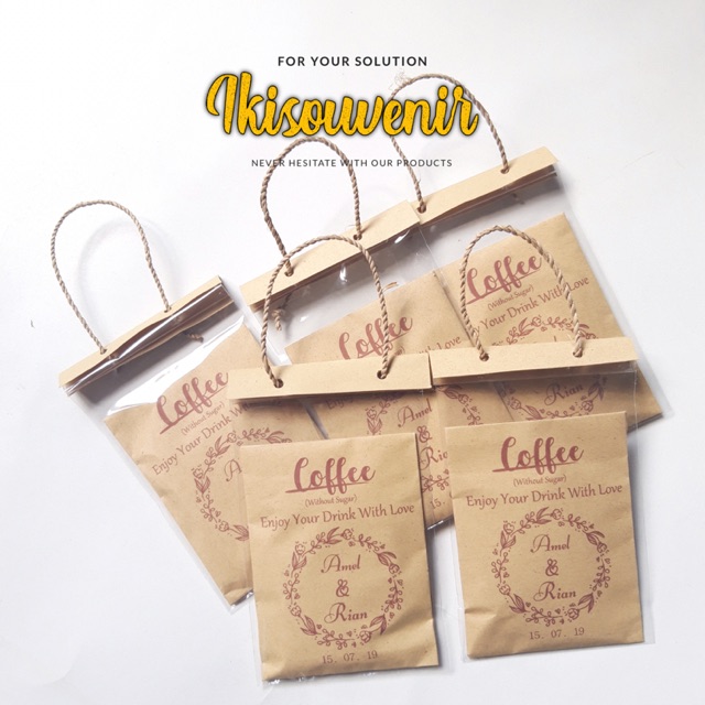

Souvenir Kopi Sachet/100% Kopi Asli