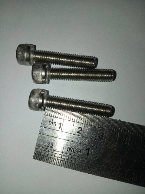 Baut L M6 X 30 (3cm) stainless 304 THE A2-70