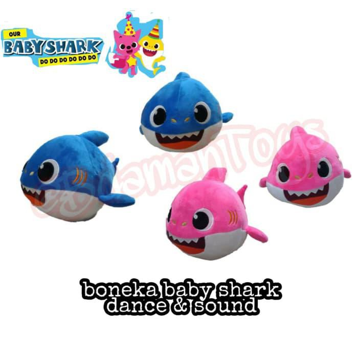 Boneka Baby Shark Dancing & Sound - Boneka Baby Shark Music + Jalan