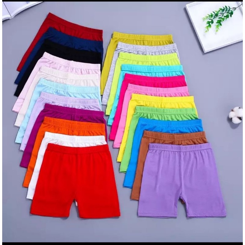 CELANA SHORT POLOS PEREMPUAN ANAK DEWASA