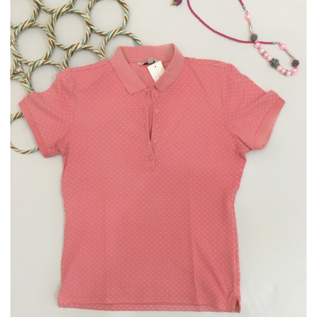 Kaos Polo Wanita| Kaos Polo Pink| Kaos Polo Wanita Lengan Pendek