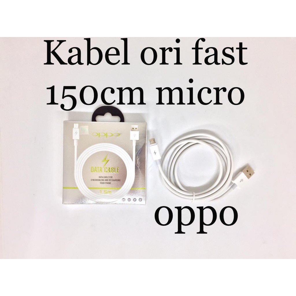 KABEL DATA SAMSUNG OPPO VIVO XIAOMI 150CM ORIGINAL READY TYPE MICRO-USB DAN TYPE-C