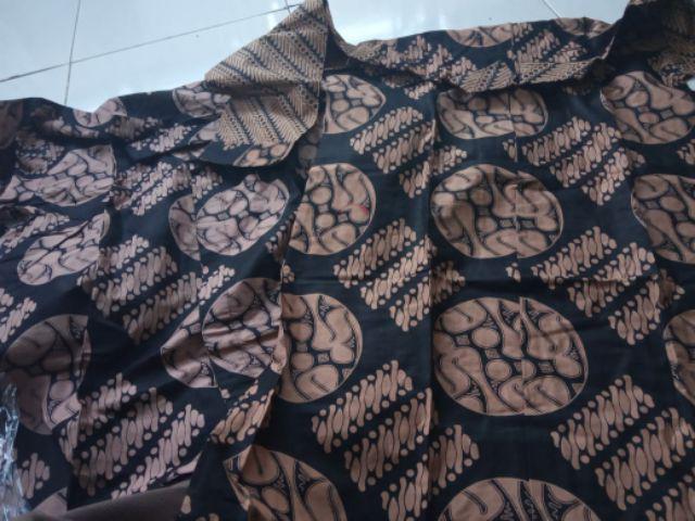Atasan Dress Batik Wanita Sogan Seno Dsc04943