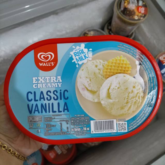 Es Krim Classic Vanilla Walls | Shopee Indonesia