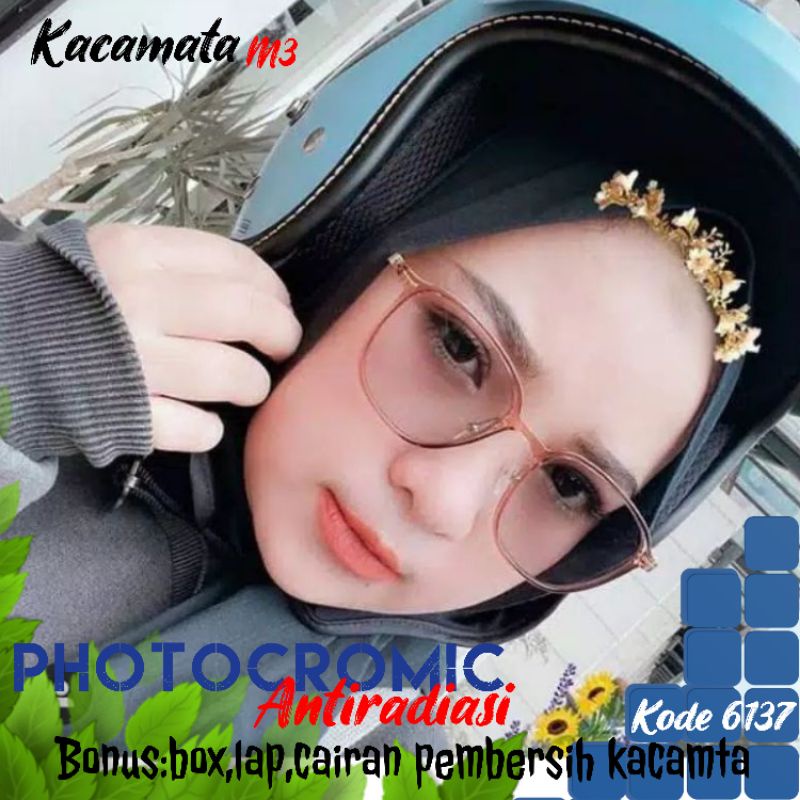 kacamata lensa photocromic antiradiasi boleh pilih yang blueray bisa normal minus plus cilinder tergantung permintaan sampai minus 5 cyl 2 harga masih sama tulis saja pesanan kaka di catatan saat order free box lap cairan pembersih kode 6137 size51-19-145