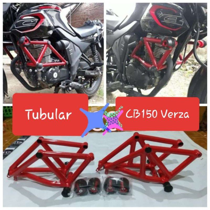 Tubular CB 150 Verza Plus Jalu Slider Crashbar CB 150 Verza Model Terbaru