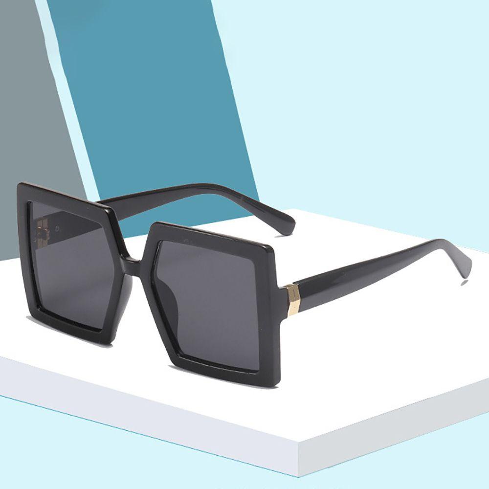 [Elegan] Square Sunglasses Kacamata Anti Radiasi Kaca Mata Anti Radiasi Untuk Wanita Frame Besar Perlindungan Kacamata Korea Anti Radiasi Kaca Kacamata Wanita Kacamata