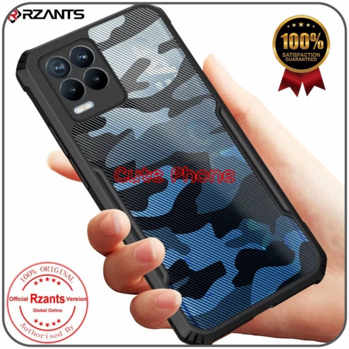 CASING REALME 8 8 PRO 4G 5G SOFT CASE CAMOUFLAGE ACRYLIC ARMOR
