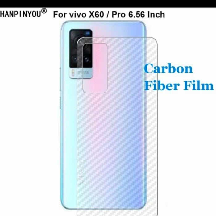 Skin Karbon Fiber Vivo X60  X60 Pro - X60 Pro