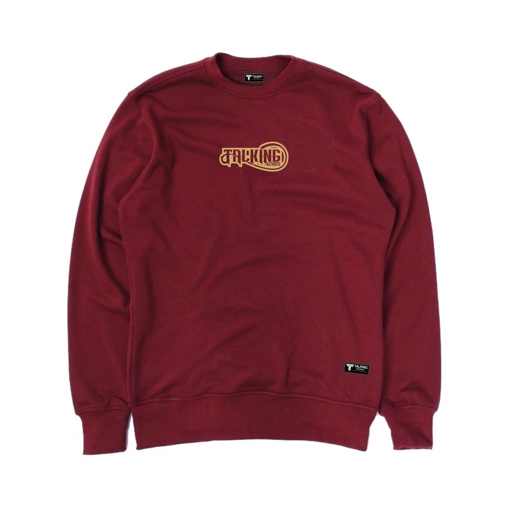 Talking Crewneck Pria Sweater Pria Distro