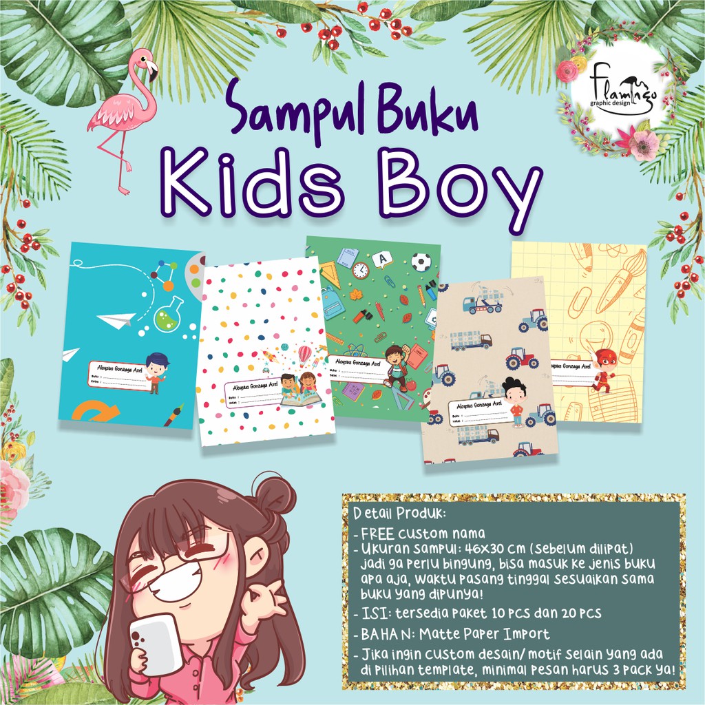 

SAMPUL BUKU BOYS ANAK LAKI LAKI FREE CUSTOM NAMA ANAK