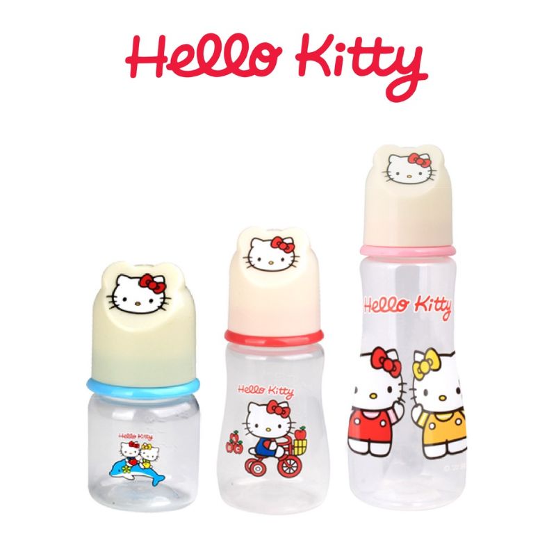 lov me❤️Lusty Bunny Botol Dot Reguler Susu Bayi Hello Kitty BPA Free 60ml 125ml 250ml |Hkt Db121 db141 db181